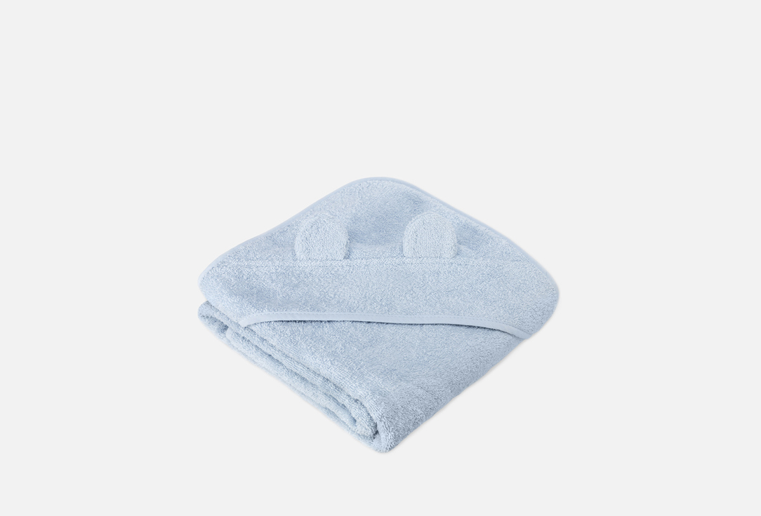 Детское полотенце с капюшоном LUKNO Утренняя дымка 100х100 1 шт