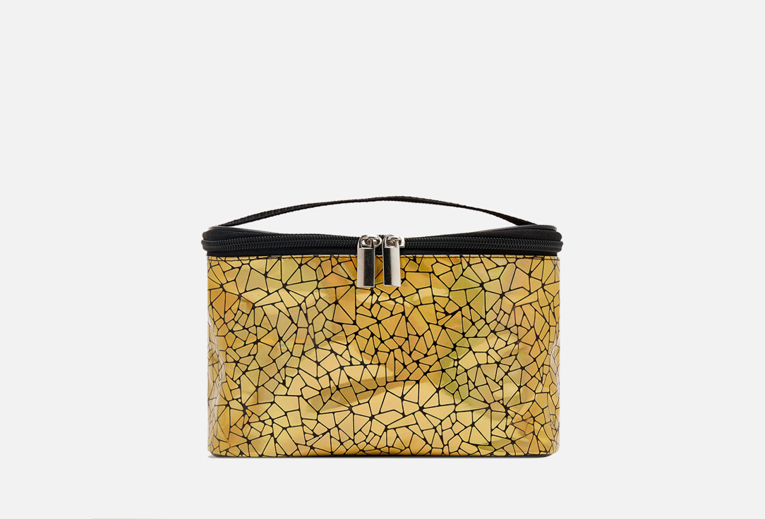 Изображение товара Косметичка средняя KosmoShtuchki серебро с золотом