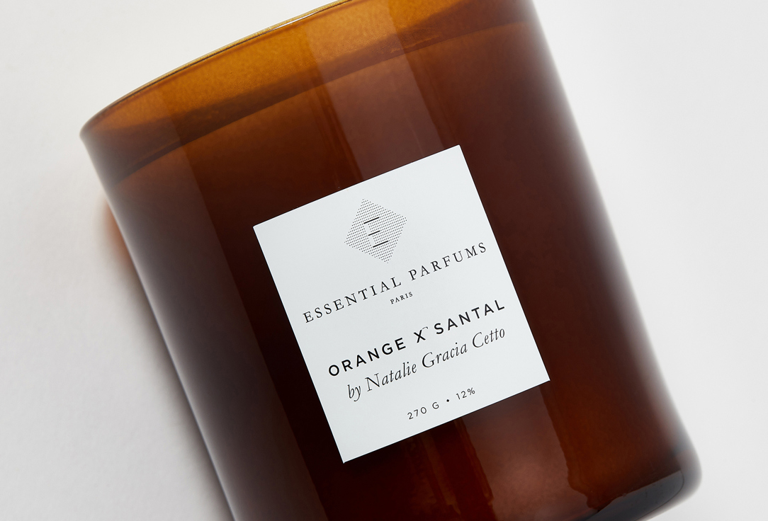 Свеча ароматическая  ESSENTIAL PARFUMS PARIS ORANGE X SANTAL by Natalie Gracia-Cetto 