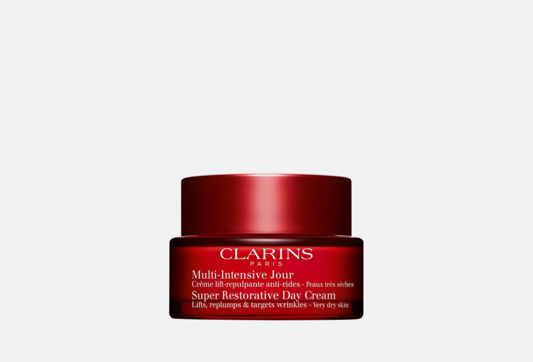 дневной крем для сухой кожи CLARINS Multi-Intensive 50 мл подарки для неё clarins набор в косметичке multi intensive