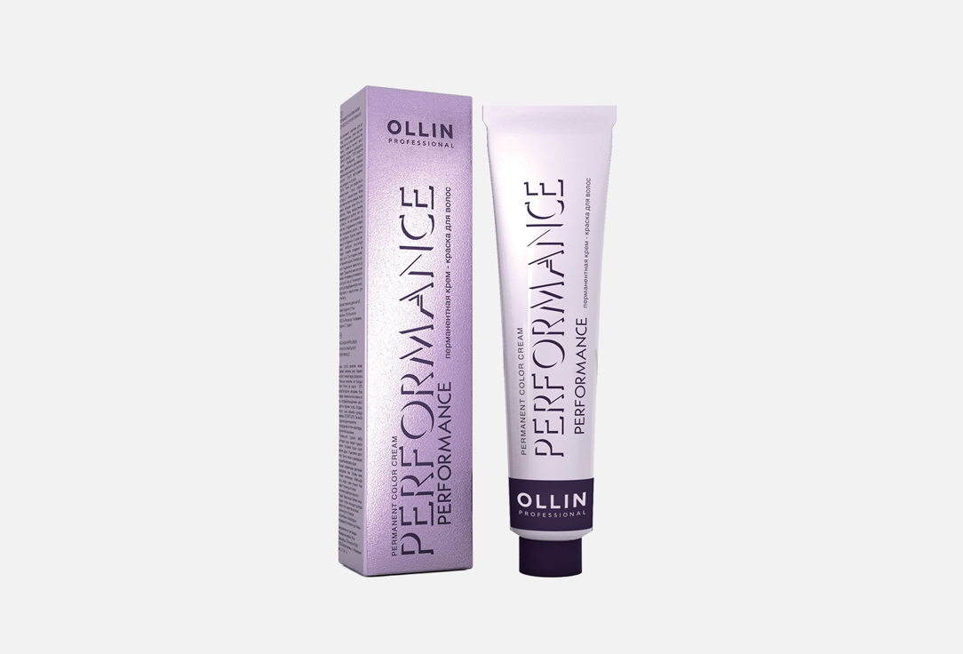 Перманентная крем-краска для волос Ollin Professional PERFORMANCE 9/5, блондин махагоновый