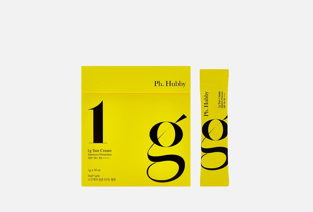 Изображение товара Солнцезащитный крем для лица SPF 50+ PA++++ Ph.Hubby 1g Sun Cream Intensive Protection