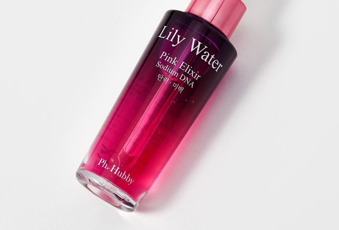 Сыворотка для лица с водной лилией и натрием Ph.Hubby Lily Water Pink Elixir Sodium DNA 
