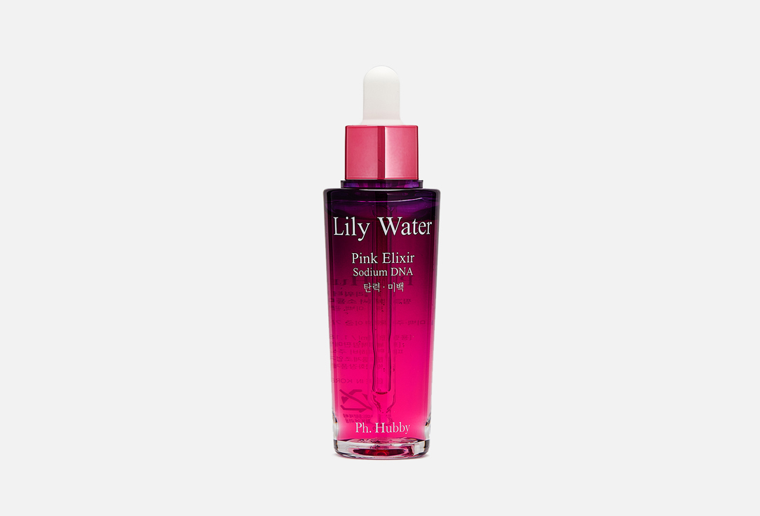 Сыворотка для лица с водной лилией и натрием Ph.Hubby Lily Water Pink Elixir Sodium DNA 
