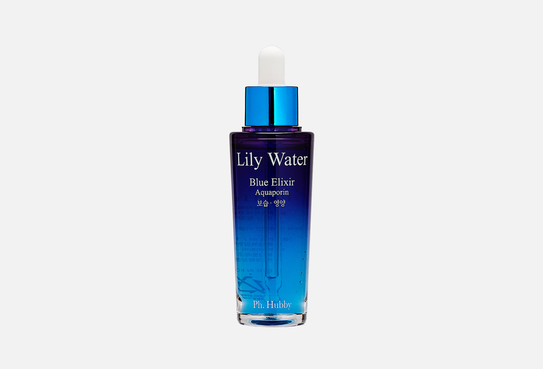 Сыворотка для лица с водной лилией и аквапоринами Ph.Hubby Lily Water Blue Elixir Aquaporin 