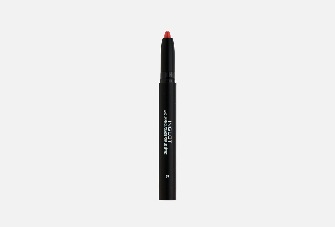 Контурный карандаш для губ с точилкой INGLOT AMC lip pencil matte with sharpener 1.8 г карандаш для губ inglot контурный карандаш для губ amc lip pencil matte with sharpener