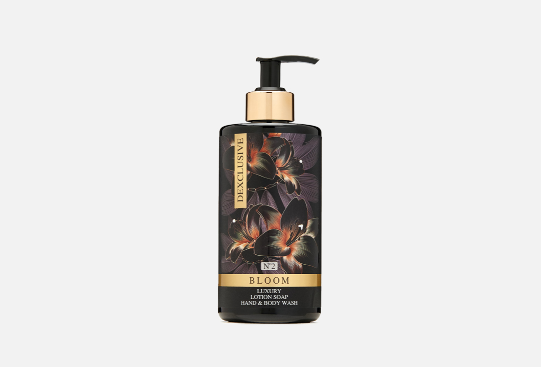 Мыло-гель для душа 2 в 1 DEXCLUSIVE Luxury lotion soap 2 in 1 Bloom №2 400 мл мыло гель для душа 2 в 1 dexclusive luxury lotion soap 2 in 1 selection 400 мл