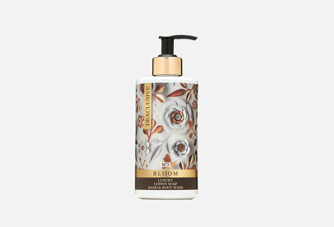 Мыло-гель для душа 2 в 1 DEXCLUSIVE Luxury lotion soap 2 in 1 Bloom №3 
