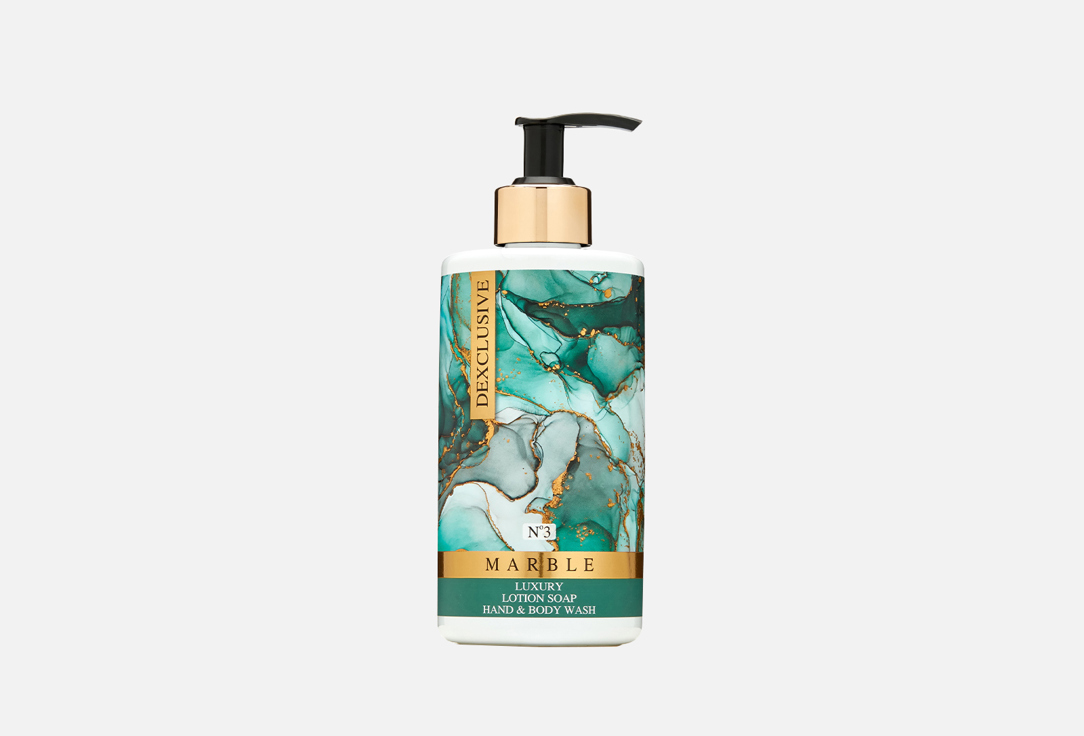 

Мыло-гель для душа 2 в 1 DEXCLUSIVE, Luxury lotion soap 2 in 1 Marble №3 400 мл