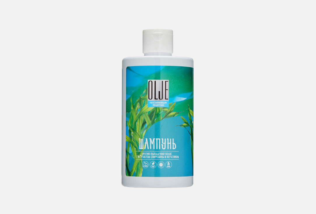 Изображение товара Натуральный шампунь для волос Olje Anti-Hair Loss with Spirulina and Keratin