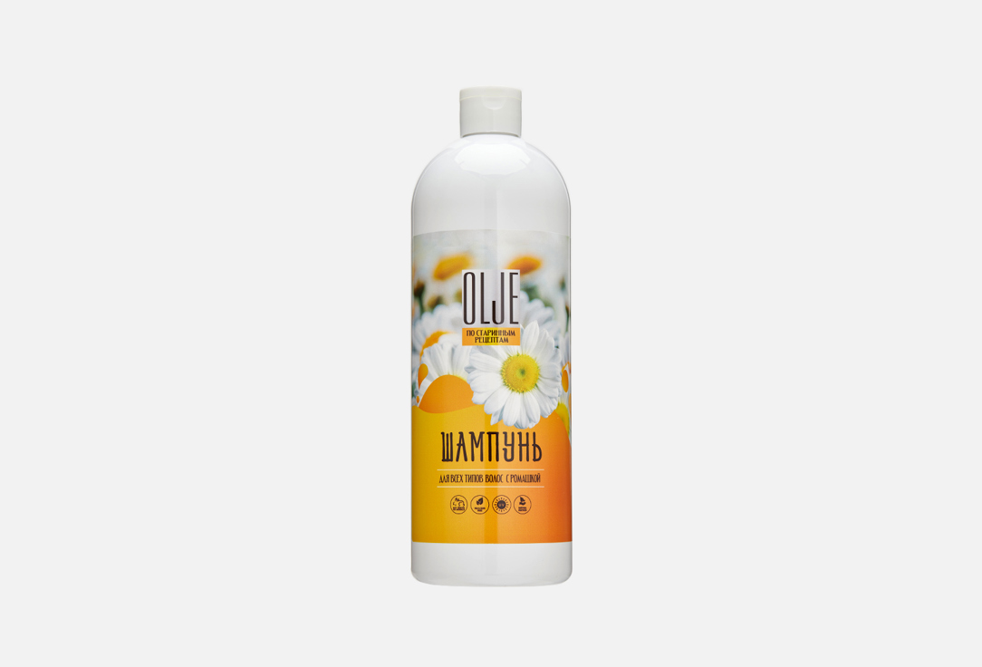 Натуральный шампунь для волос  Olje chamomile care and restoration 