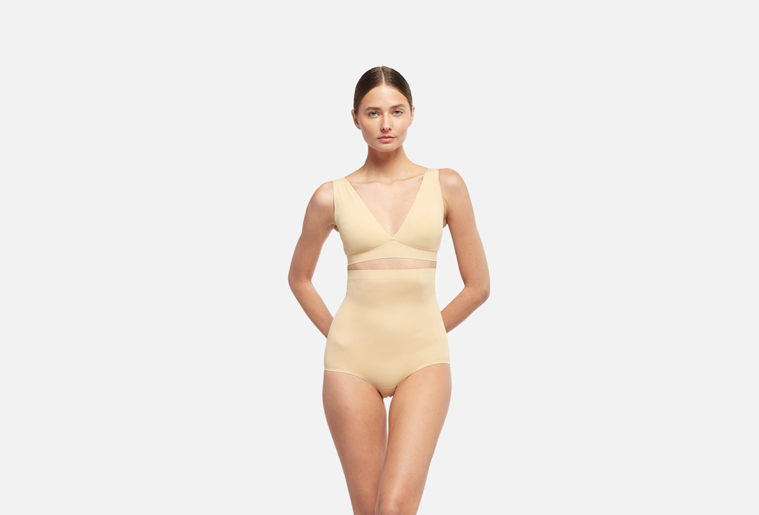 Бра топ BYE BRA Deep Plunge Бежевый L мл