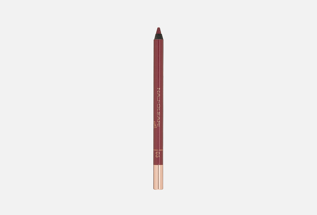 Водостойкий карандаш для глаз Naj Oleari Luminous 03 pearly burgundy