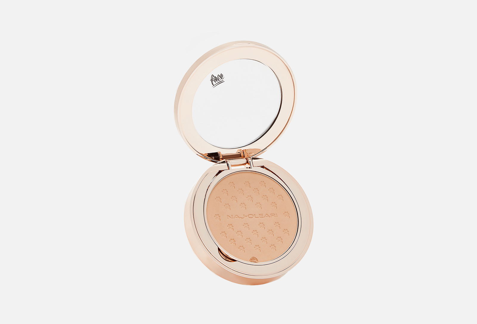 Naj Oleari Компактная пудра для лица Silk feel Wet & dry 02, Peach 9.5 ...