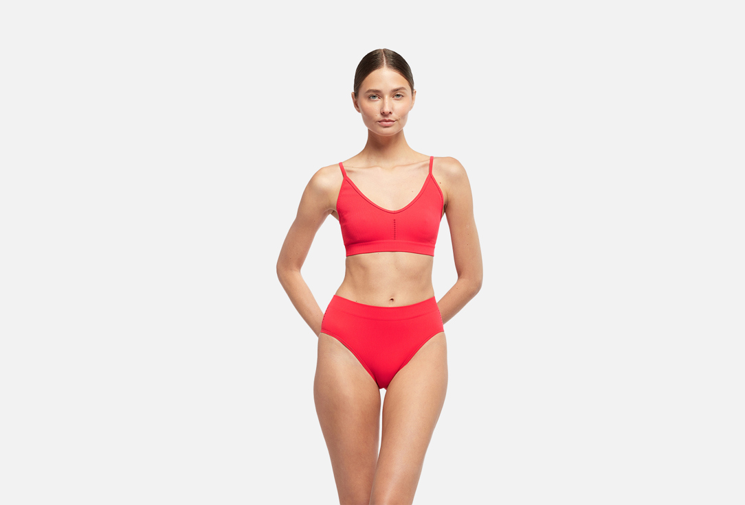 Изображение товара Трусы со средней посадкой Belle YOU барбарис для женщин, эластичные, стильные