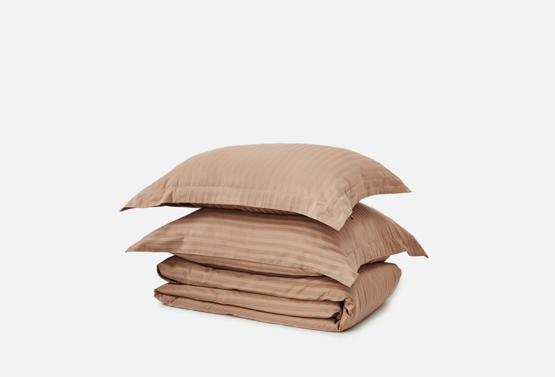 комплект постельного белья SOFI DE MARKO Моне темно-бежевый полутораспальный халат sofi de marko размер 4 5 бежевый