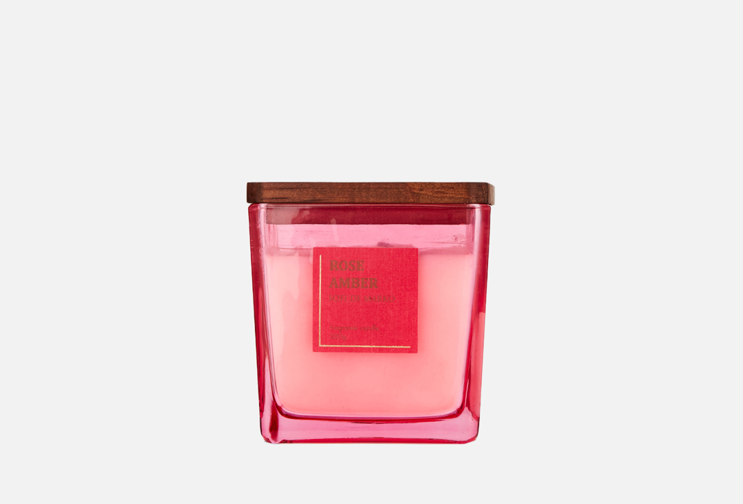 Ароматическая свеча SOFI DE MARKO Rose Amber 220 г свеча sofi de marko свеча ароматическая sakura dreams