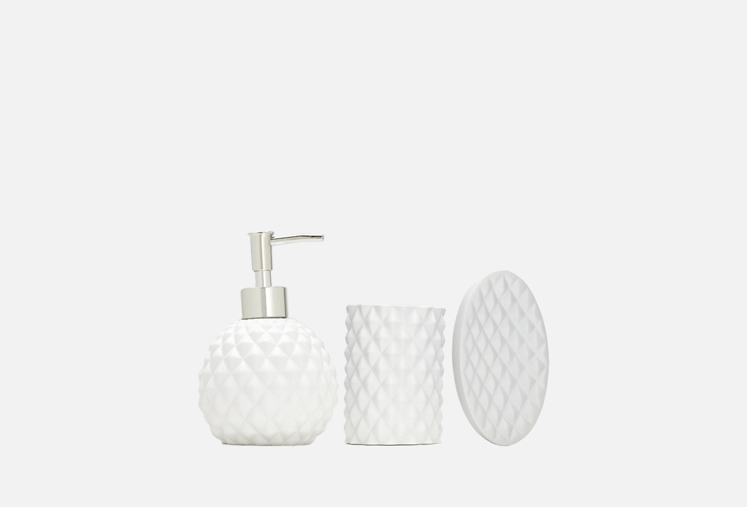 

Набор для ванной SOFI DE MARKO, Белый, №59 белый матовый 3 шт