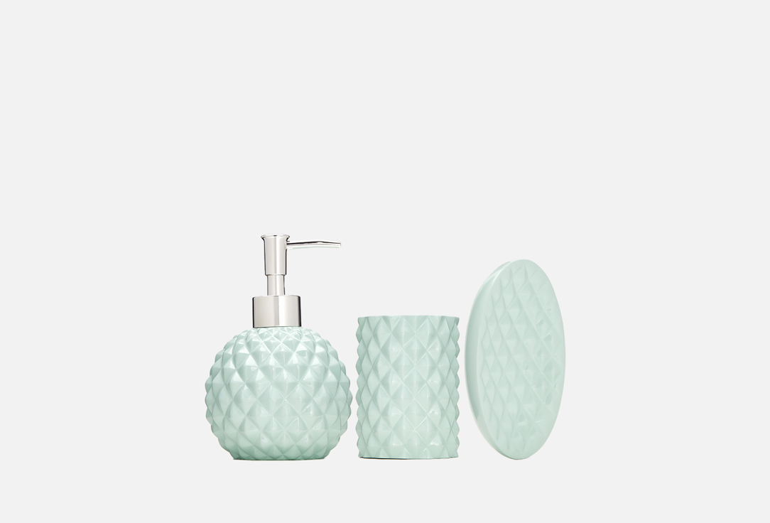 

Набор для ванной SOFI DE MARKO, Зеленый, №59 ментол глянец 3 шт