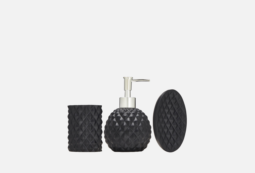 

Набор для ванной SOFI DE MARKO, Черный, №59 черный матовый 3 шт