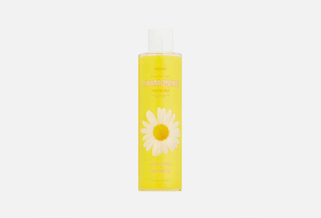 Изображение товара тонер для лица с экстрактом ромашки LanSkin CHAMOMILE NATURAL HERB TONER
