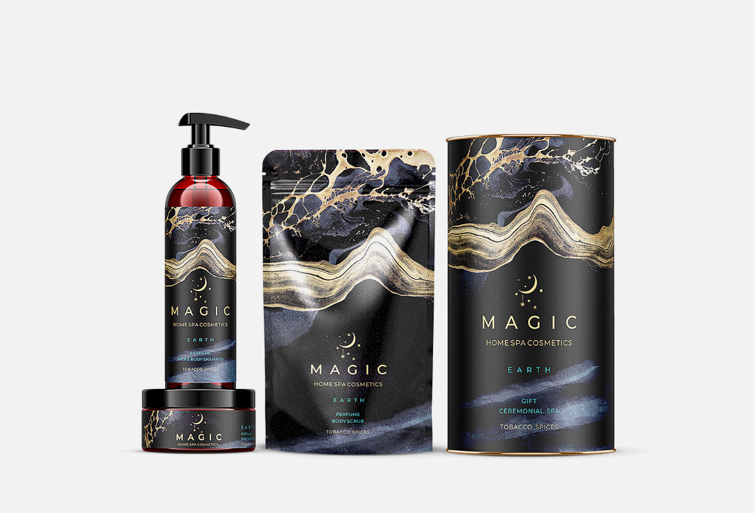 Подарочный набор MAGIC 5 ELEMENTS Tobacco spices 1 шт шампунь парфюмированный для волос и тела magic earth tobacco spices