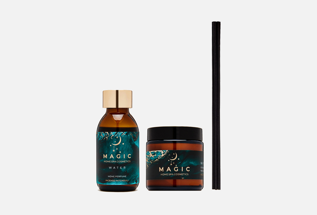 

Подарочный набор MAGIC 5 ELEMENTS, MAGIC WATER AROMATHERAPY - Incense patchouly 1 шт