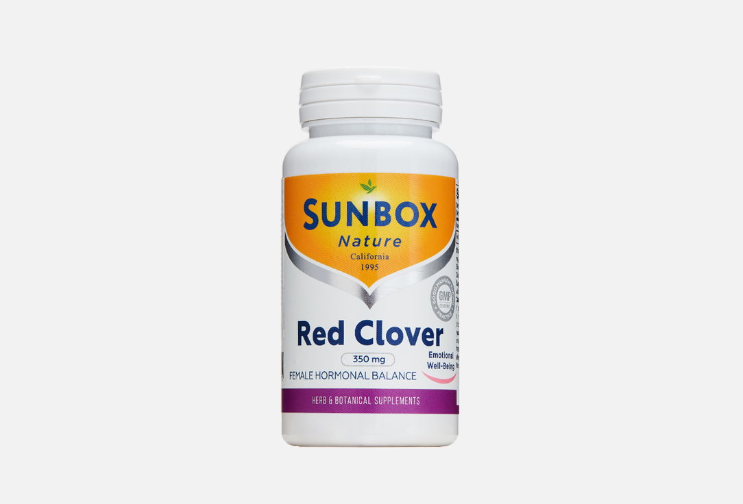 Биологически активная добавка SUNBOX NATURE Red clover 60 шт биологически активная добавка sunbox nature chlorophyll 60 шт