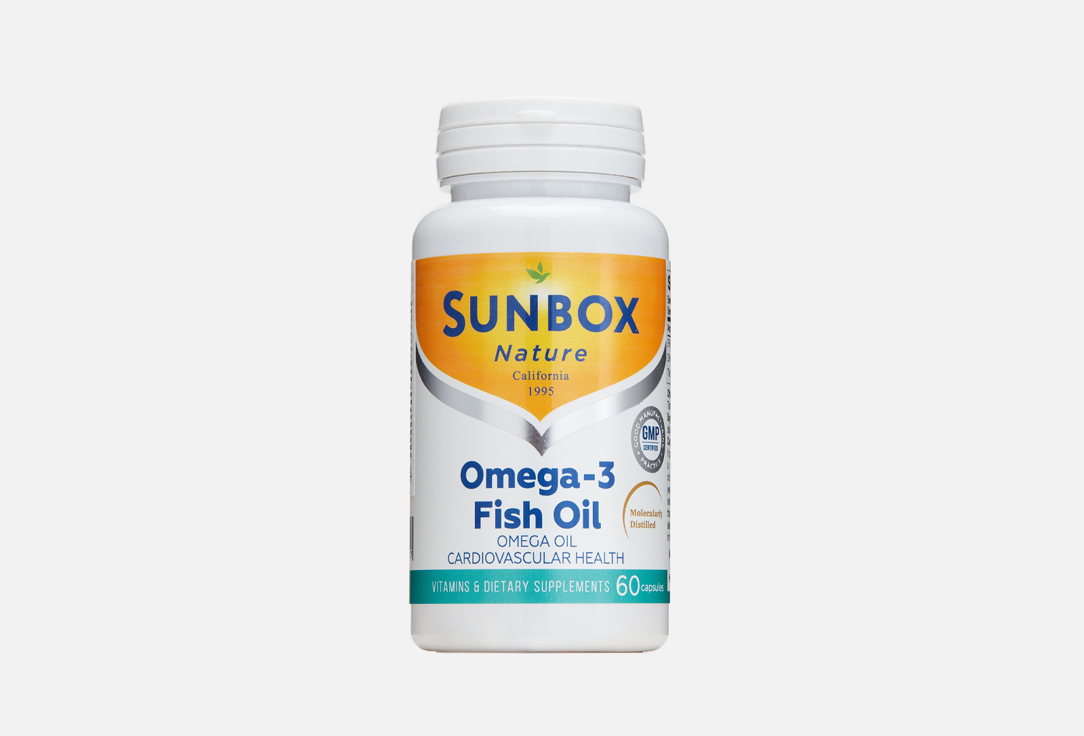 Биологически активная добавка SUNBOX NATURE Omega Oil 60 шт биологически активная добавка sunbox nature cla conjugated linoleic acid 60 шт