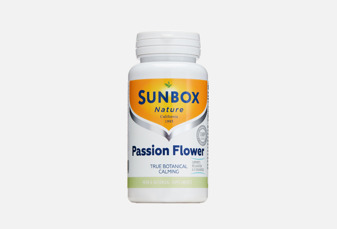 Биологически активная добавка SUNBOX NATURE Passion Flover 60 шт биологически активная добавка sunbox nature cla conjugated linoleic acid 60 шт