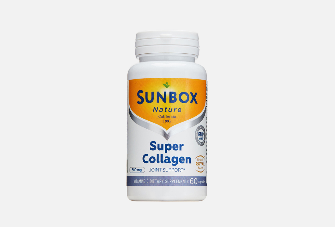 

Биологически активная добавка к пище "Супер Коллаген" SUNBOX NATURE, Biologically active food supplement "Super" Collagen" 60 шт