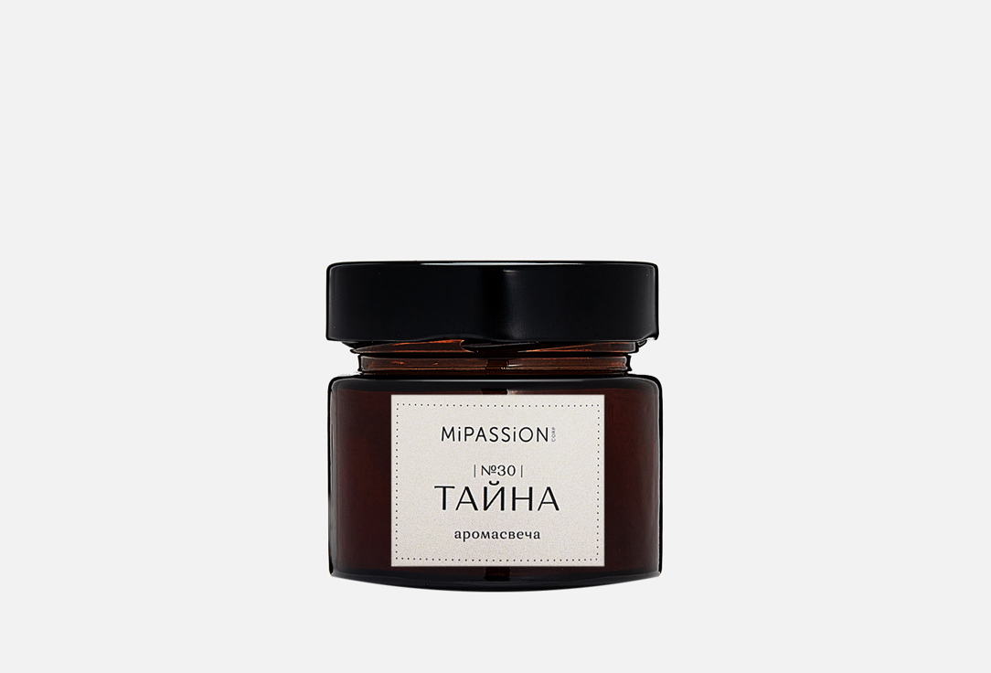 Изображение товара Парфюмированная свеча MiPASSION MYSTERY с древесными нотами 100 мл