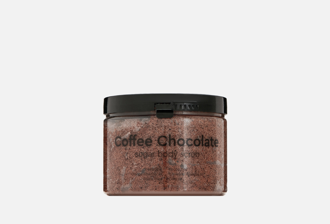 Кофейный скраб для тела LERATO COSMETIC Coffee Chocolate 300 мл скраб сахарный для тела гладкость 300мл ананас и папайя