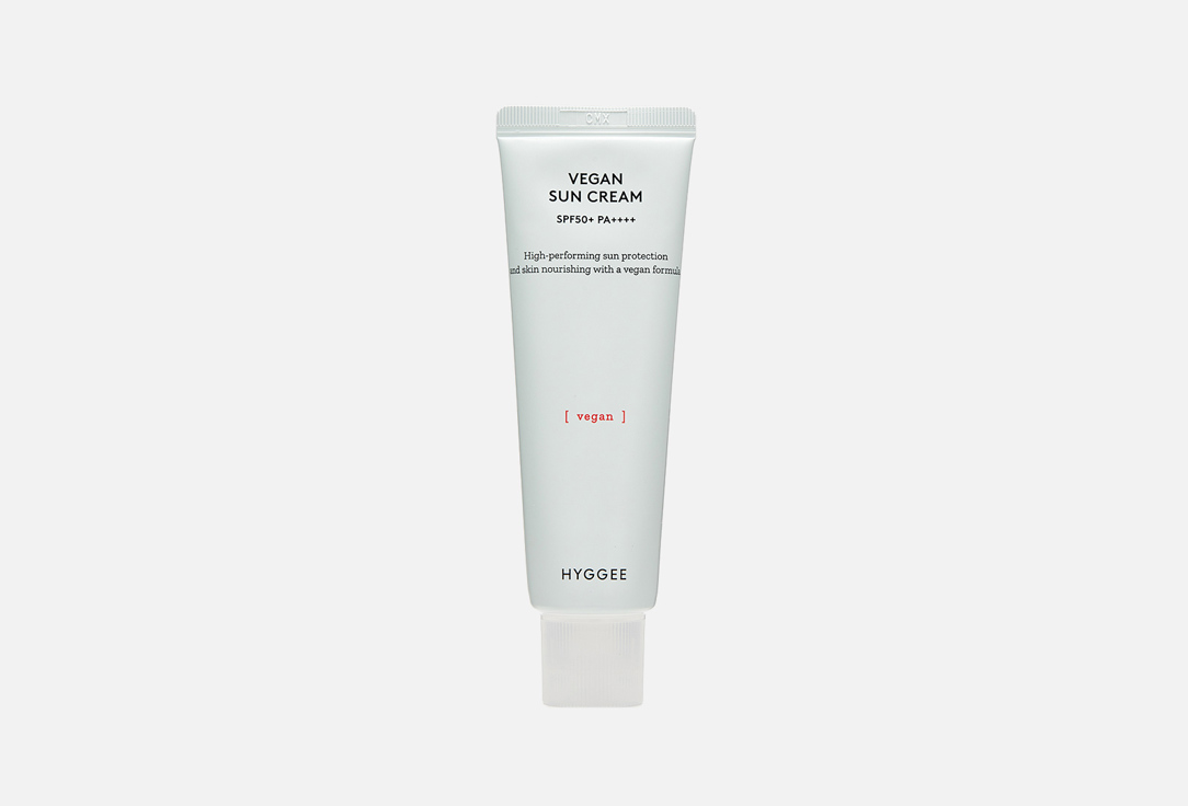 Изображение товара солнцезащитный крем для лица SPF 50+ PA++++ HYGGEE VEGAN SUN CREAM