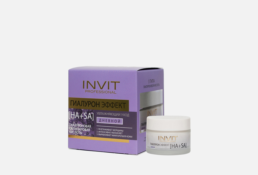 Изображение товара Крем для лица дневной INVIT ГИАЛУРОН ЭФФЕКТ