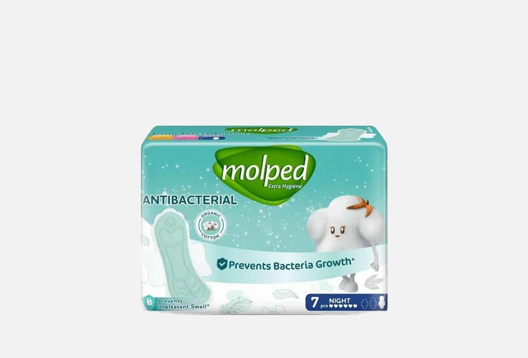 

Гигиенические антибактериальные прокладки MOLPED, Antibac Long 7 шт