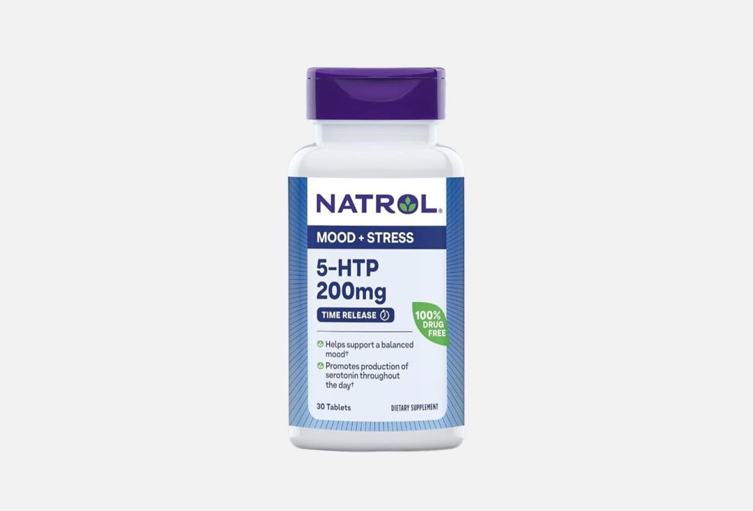 5-HTP NATROL 200 мг в таблетках 30 шт 5 htp natrol 100 мг со вкусом ягод 30 шт