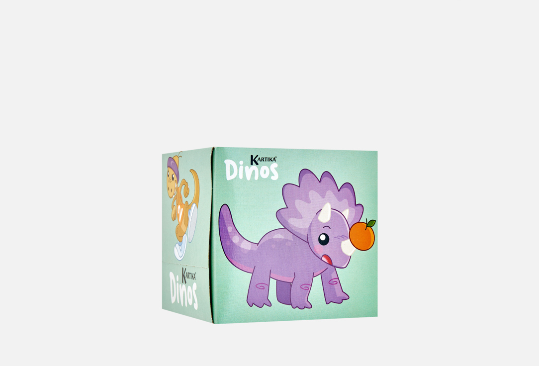 Бумажные салфетки WORLD CART Динозавры, бирюзовый 56 шт