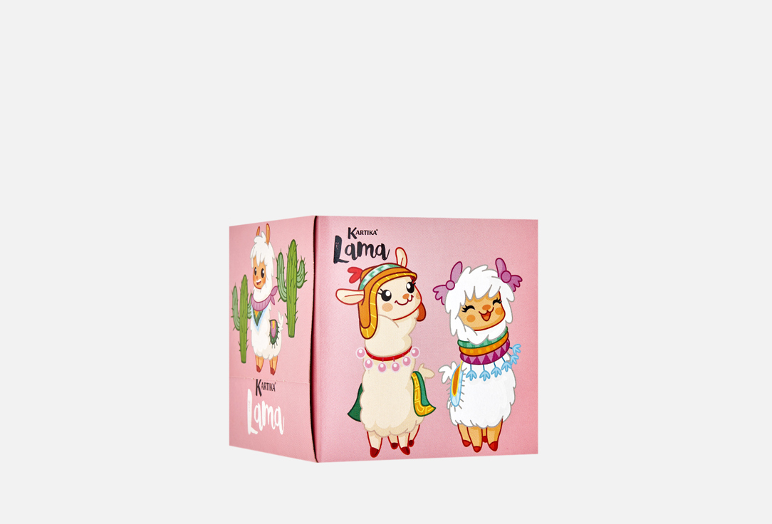 Бумажные салфетки WORLD CART Лама, розовый 56 шт