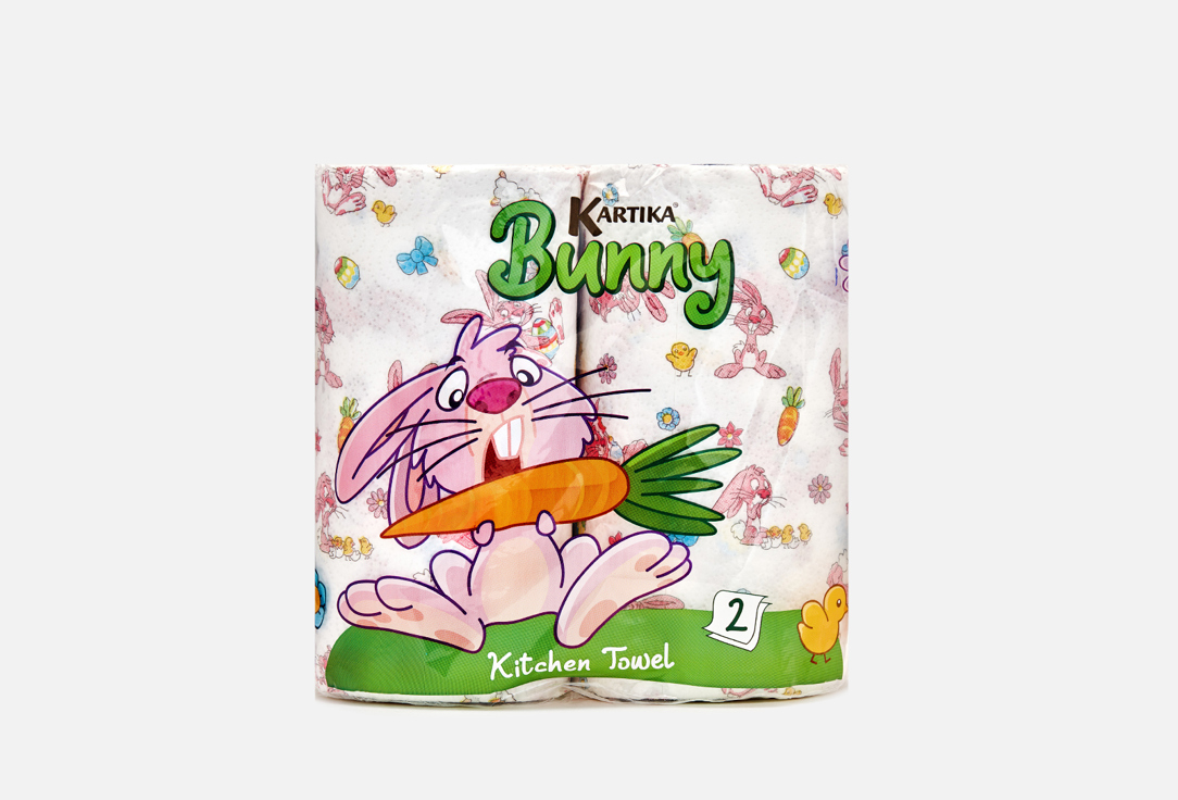 Бумажные полотенца WORLD CART Кролик 2 шт