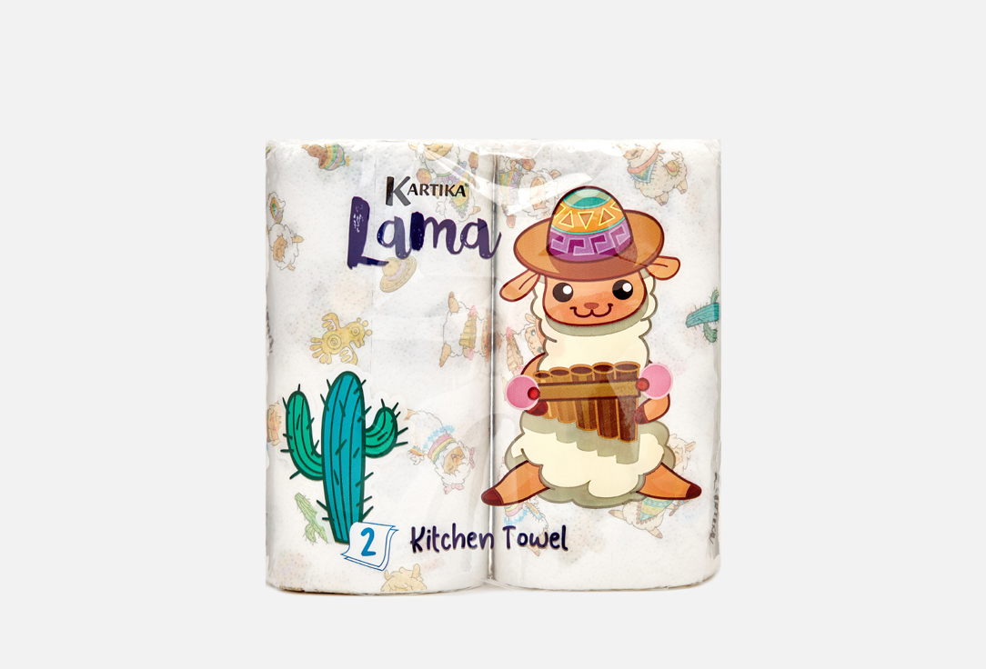 Бумажные полотенца WORLD CART Лама 2 шт