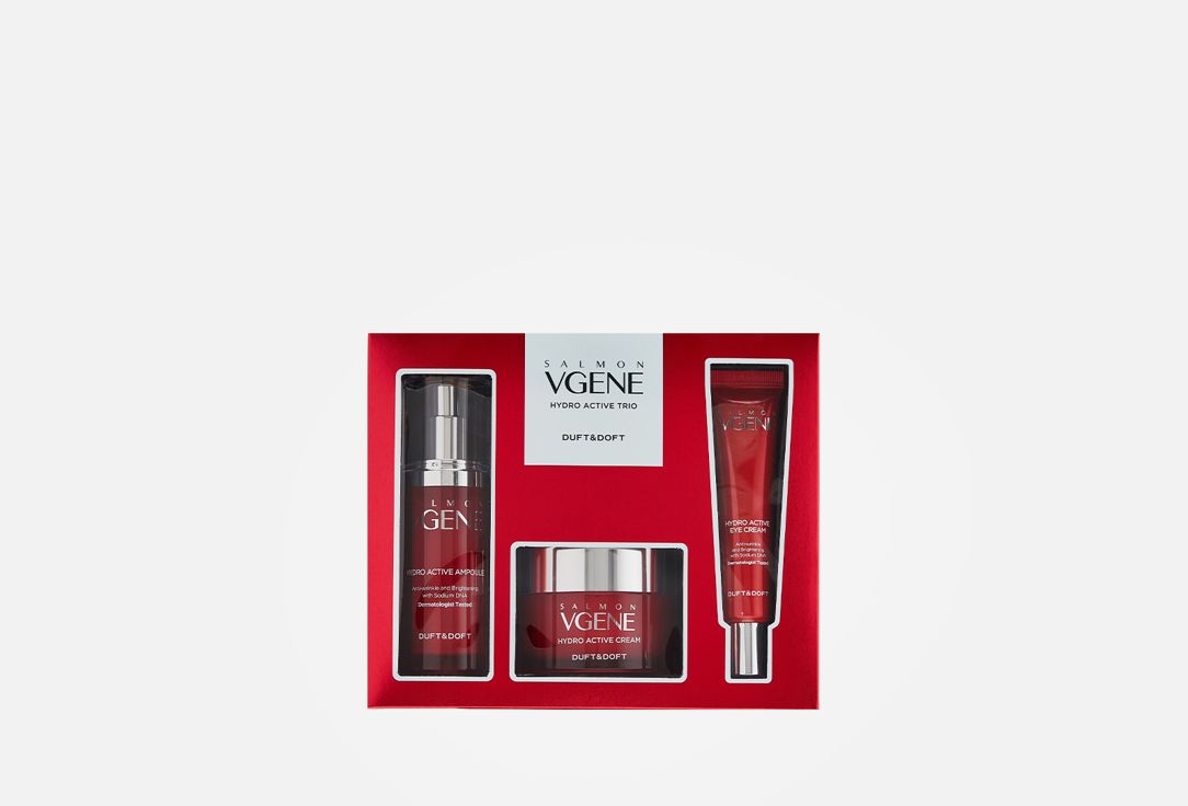 Изображение товара Набор для ухода за кожей лица SalmonVgene Hydro Active Trio - антивозрастной комплекс для всех типо