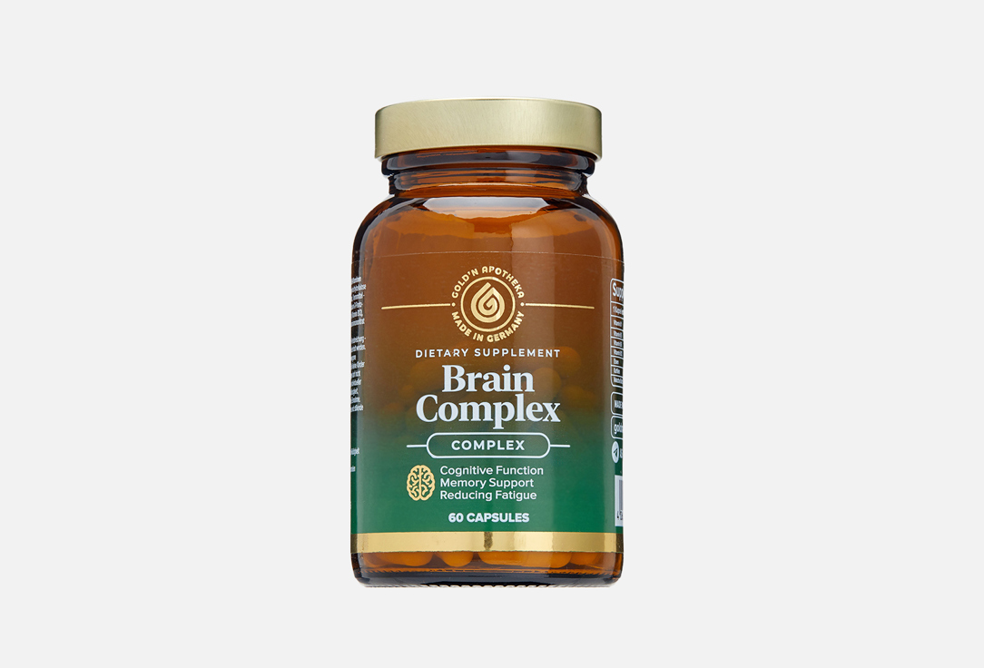 Brain complex витамины группы B, железо, кофеин 60 шт