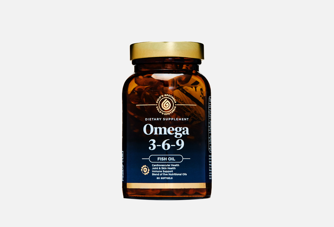 Омега 3-6-9 GOLD’N APOTHEKA 2550 мг в капсулах 60 шт mirrolla oceanica omega 3 6 9