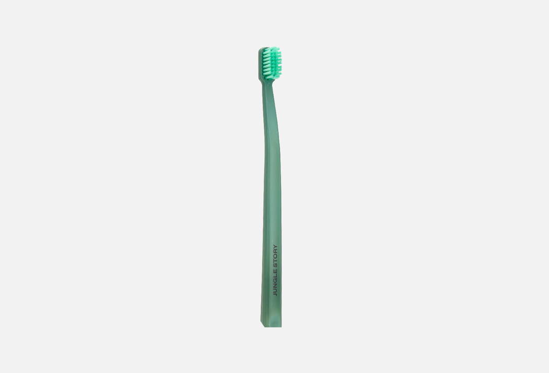 Зубная щетка JUNGLE STORY Biodegradable Plant Toothbrush 1 шт зубная щетка средней жесткости jungle story bamboo yellow 1 шт