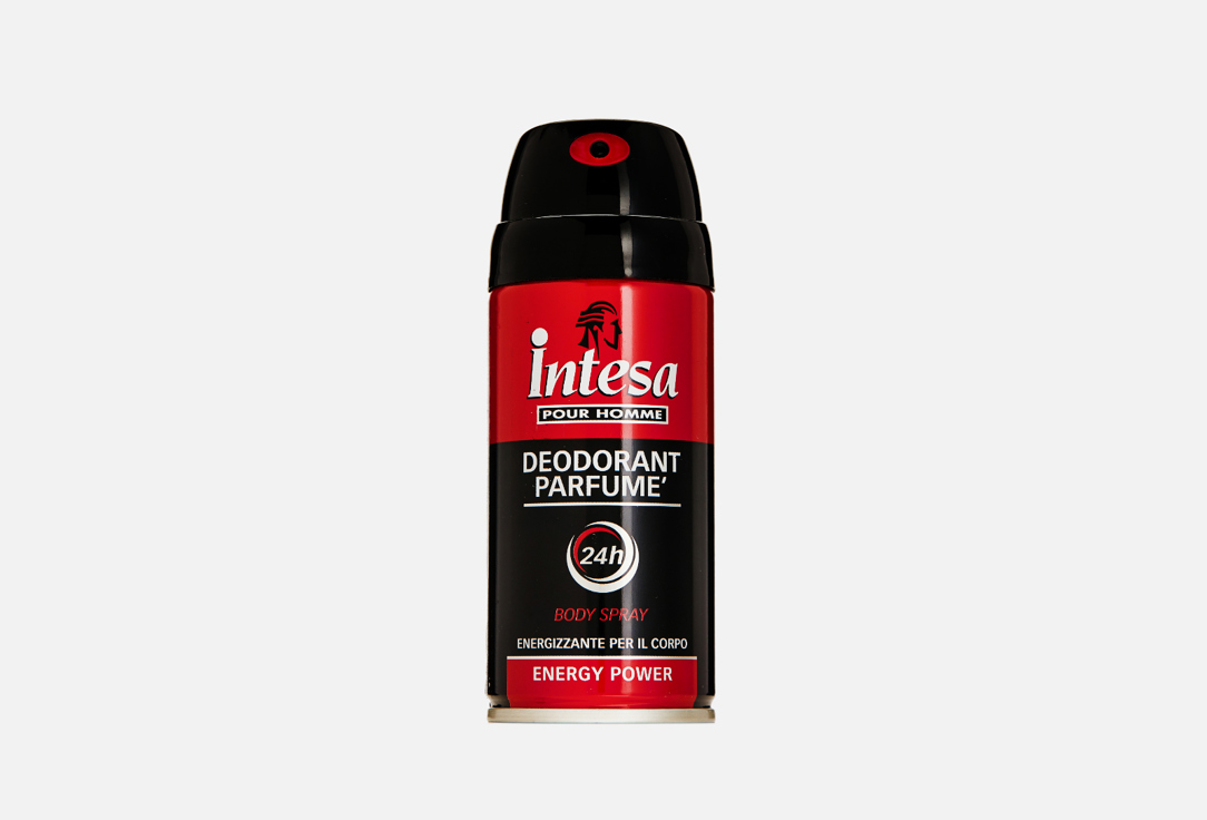 парфюмированный дезодорант для тела intesa fresh pour homme deodorant 150 мл Парфюмированный дезодорант-спрей для тела INTESA POUR HOMME DEODORANT 24H ENERGY POWER 150 мл
