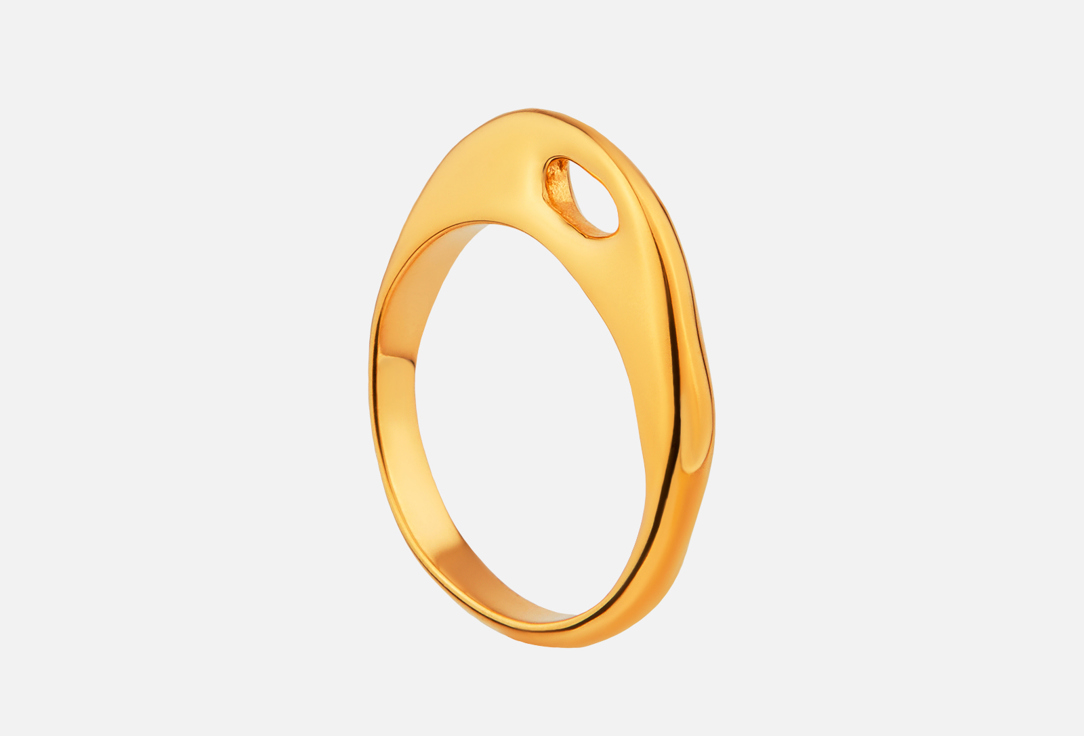 Изображение товара Кольцо серебро 925 пробы с позолотой для женщин стильное и долговечное