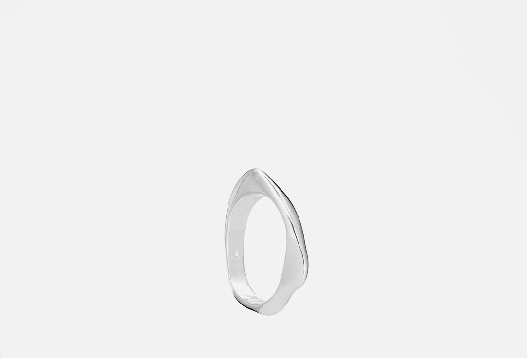 Кольцо серебряное M.O.D Fluid rhodium 16 мл кольцо m o d fluid 16 размер