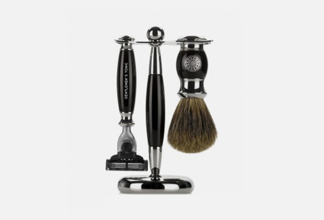 Набор для бритья Gentelmens Tonic Shaving Set - Black 