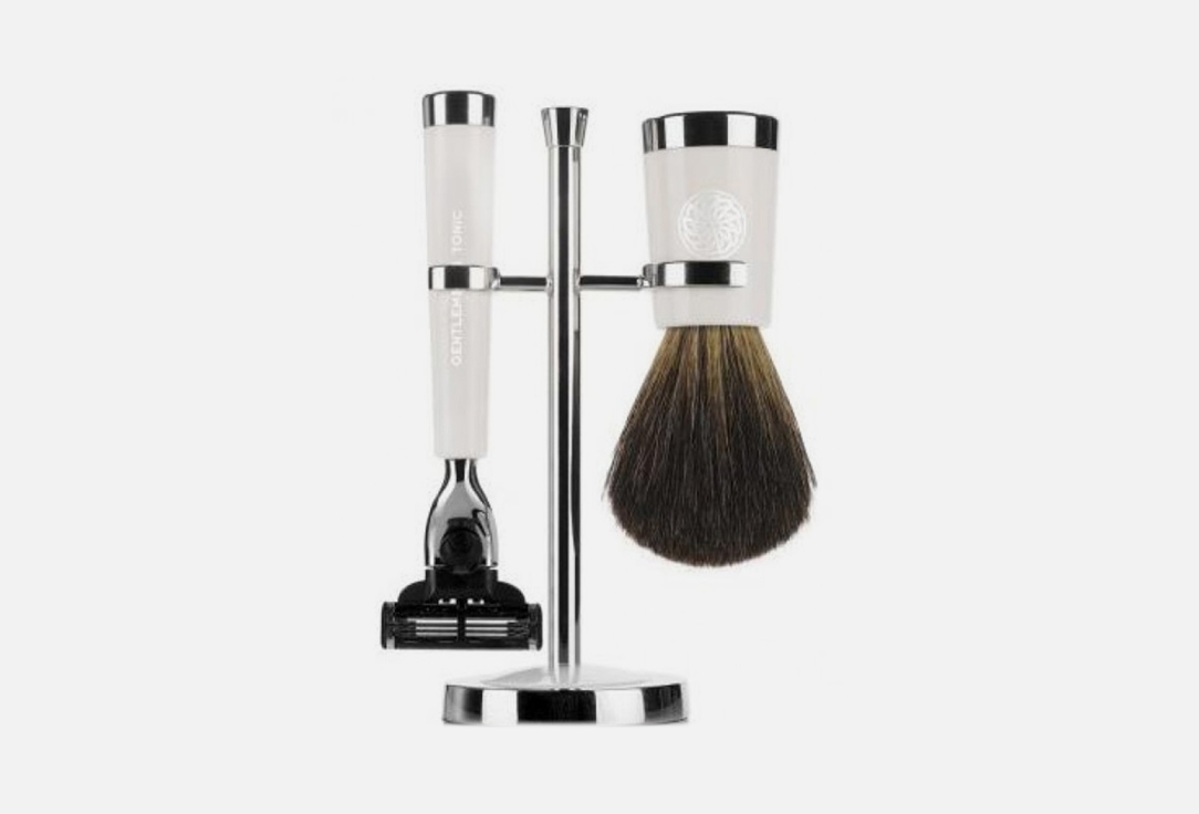 Набор для бритья Gentelmens Tonic Shaving Set - Ivory 